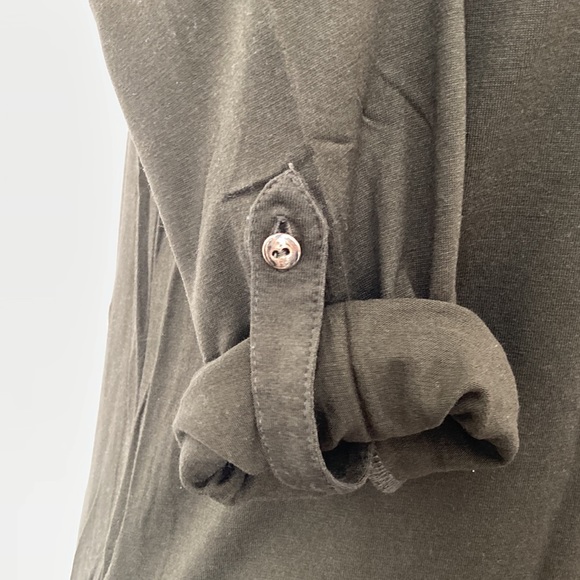 Ann Taylor Henley Top with Adjustable Sleeves - Picture 5 of 7